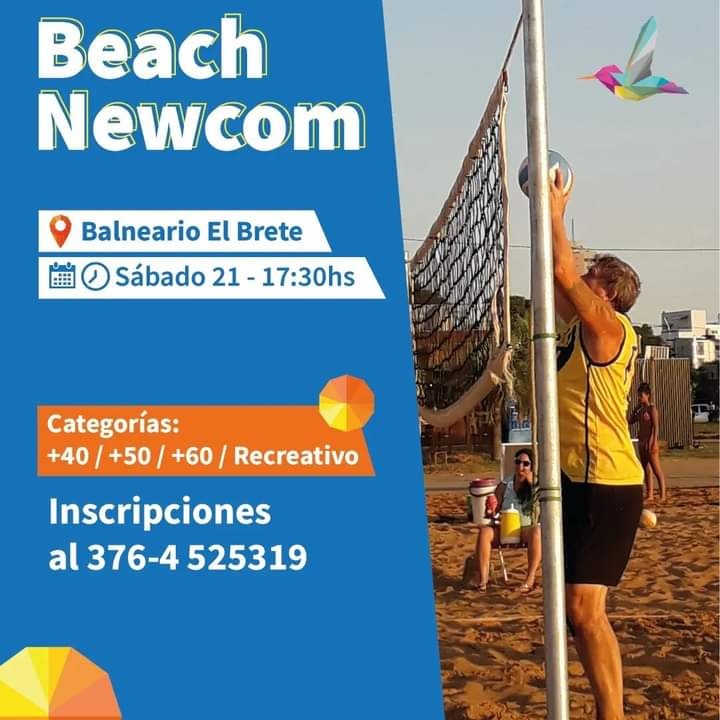 Se viene el primer torneo de Beach Newcom en El Brete